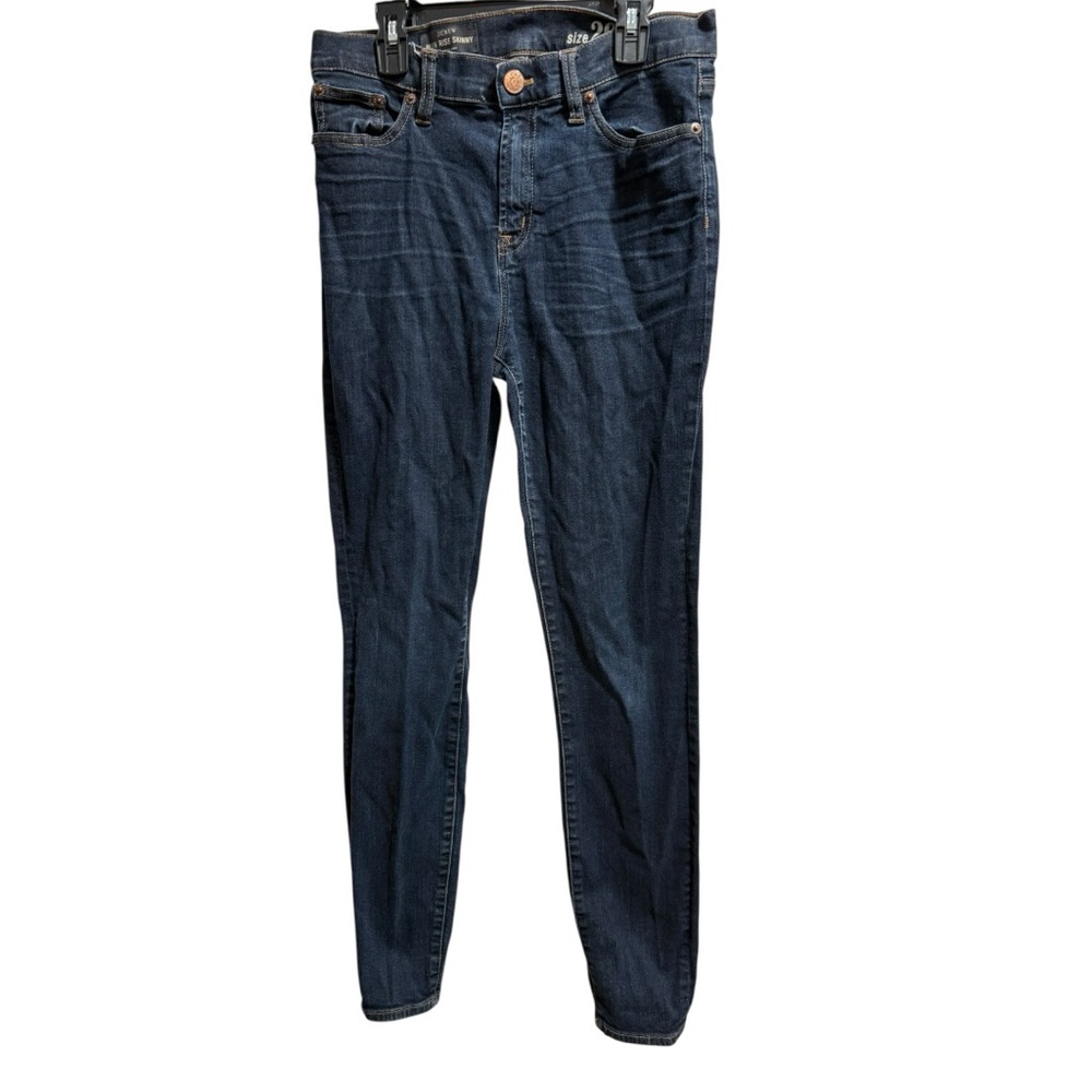 J. Crew 10” High Rise Skinny Jeans Dark Wash size 29